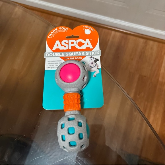 ASPCA Double Squeak Stick Squeaky Dog Toy Vanilla Scented Made Of TPR Ru… - Picture 3 of 4